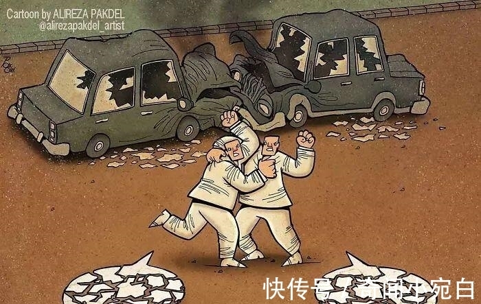 插画作品|17幅描绘人性的插画,赤裸裸的现实,刺痛我们的神经