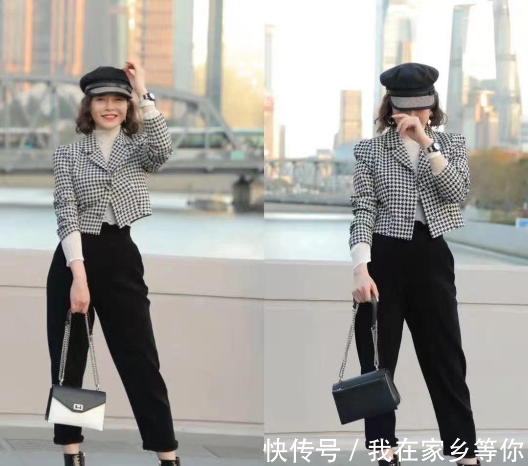 减龄 40岁别穿得太老套,学这位中年姐姐的穿搭术,洋气又减龄!