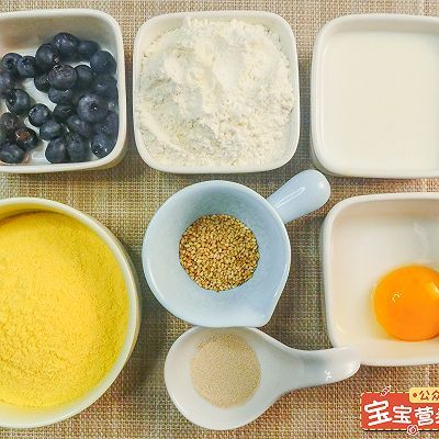 酵母粉|玉米蓝莓包