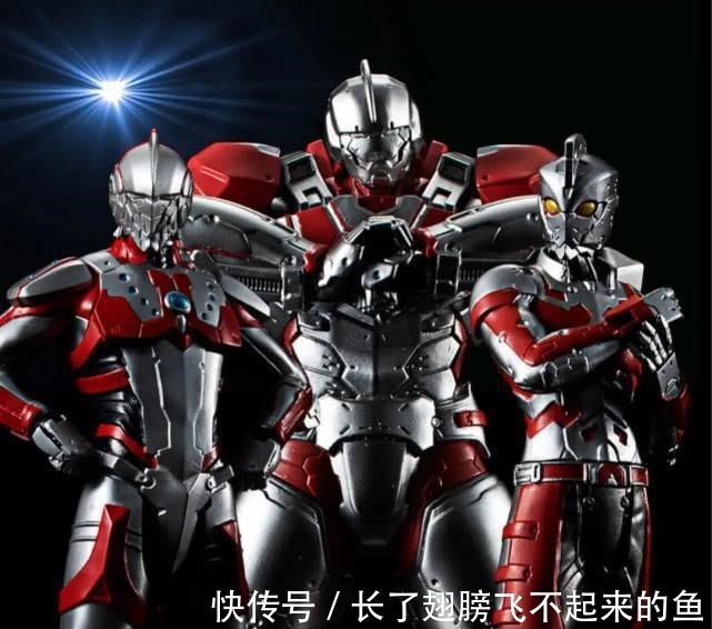 奥特曼|机械奥特曼佐菲和杰克还有艾斯机械化手办,艾斯站姿Van化!