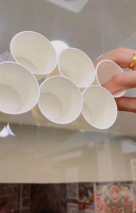 梵高$美术生用纸杯画“梵高”,起初看着都费劲,成品一出下一个艺术大家