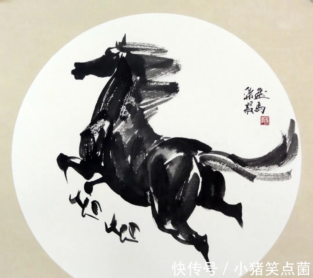 人观|他笔下的骏马,作品不落俗套,让人观之如闻其声