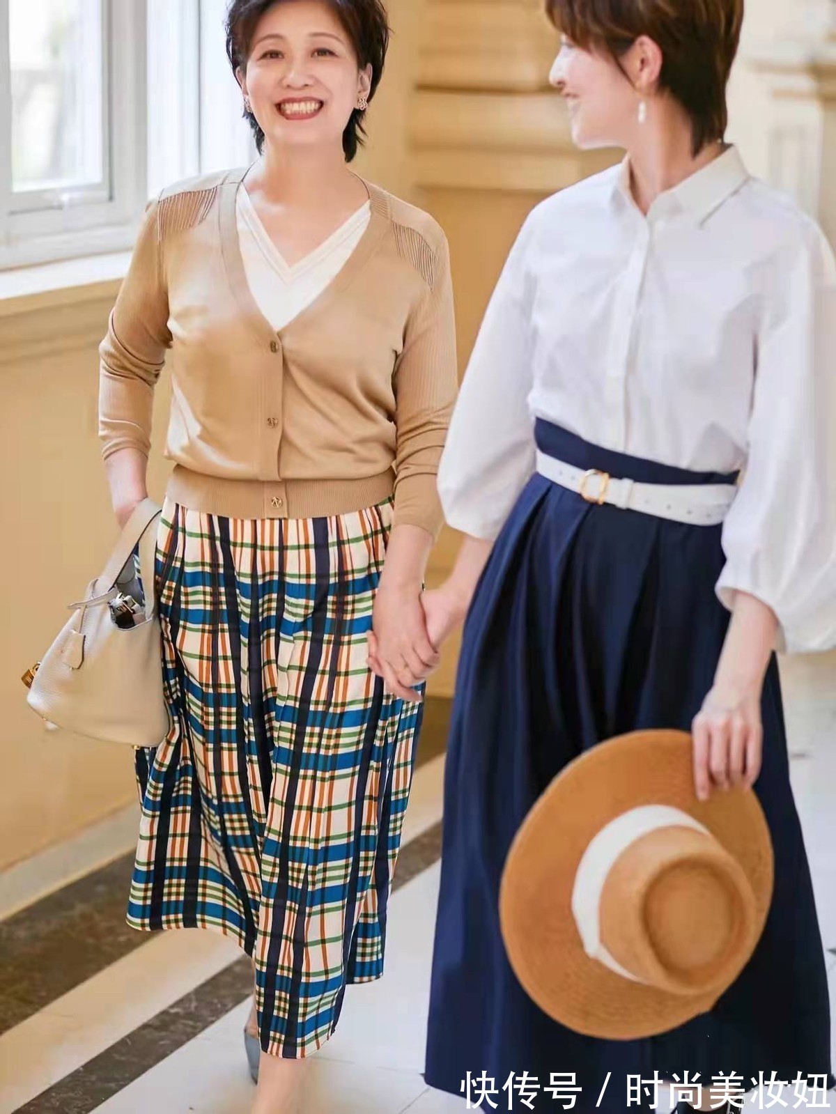 退休女性|“退休女性”要学会打扮,这位退休妈妈4种穿搭示范,高级洋气