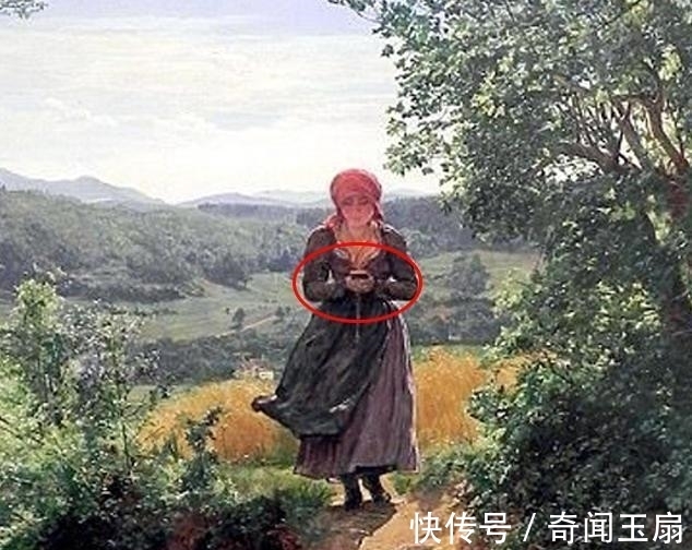 圣歌集|一张怀疑被穿越的古画，画中人拿着手机，要200年后才可能出现