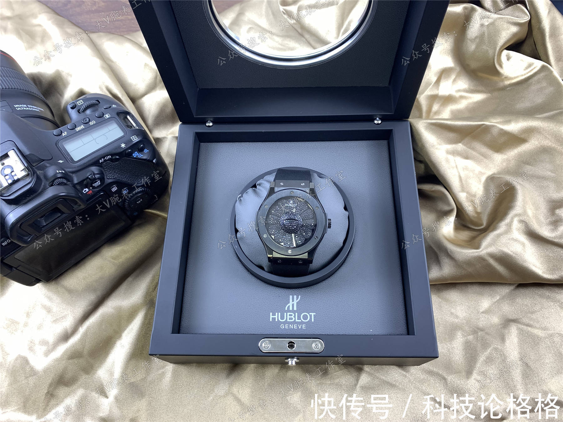 宇舶 村上隆宇舶太阳花后镶钻满钻可旋转太阳花腕表,后镶钻宇舶太阳花