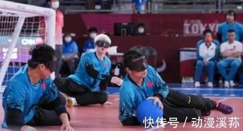 中国队|中国盲人门球选手胡明耀,酷似五条悟老师,像从动漫中走出来的
