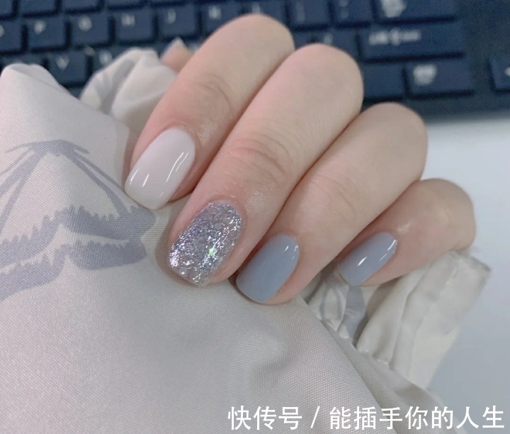 夏日|夏日里的小清新美甲,唯美百搭又时尚,款式多样可以自由选择