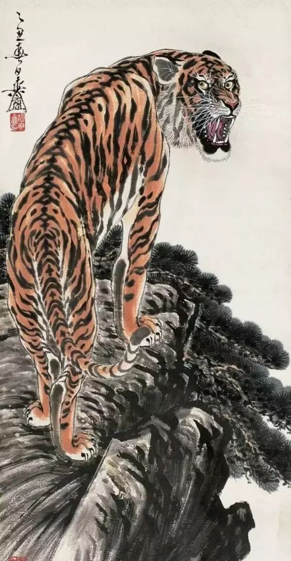 胡爽庵|“被埋没的画虎大师”胡爽庵 作品欣赏