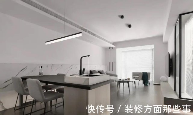 家具|89平现代风三居室以黑白灰的基调精心营造一处舒适的精神堡垒