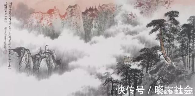 山水画$当代国画大师黄纯尧精品山水画作品欣赏