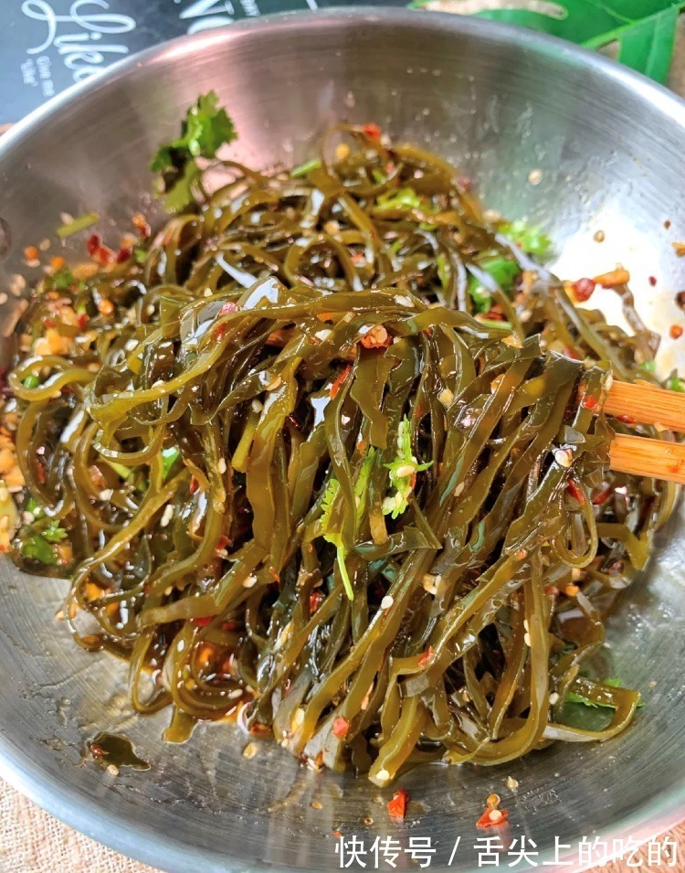 饭店|怪不得饭店凉拌海带丝那么好吃,原来诀窍这么简单,3分钟就学会