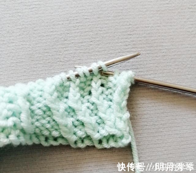 棒针|棒针不规则花样编织，花样耐看不过时，用它织毛衣还是不错的！