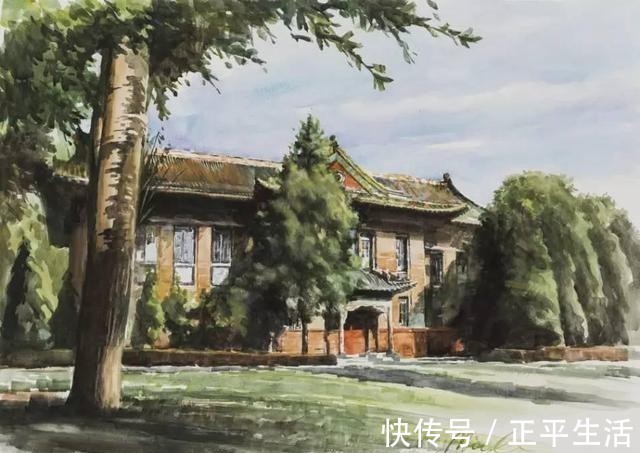 旅美$旅美水彩艺术家李民笔下的中国风景画!他用艺术诠释“家”的味道