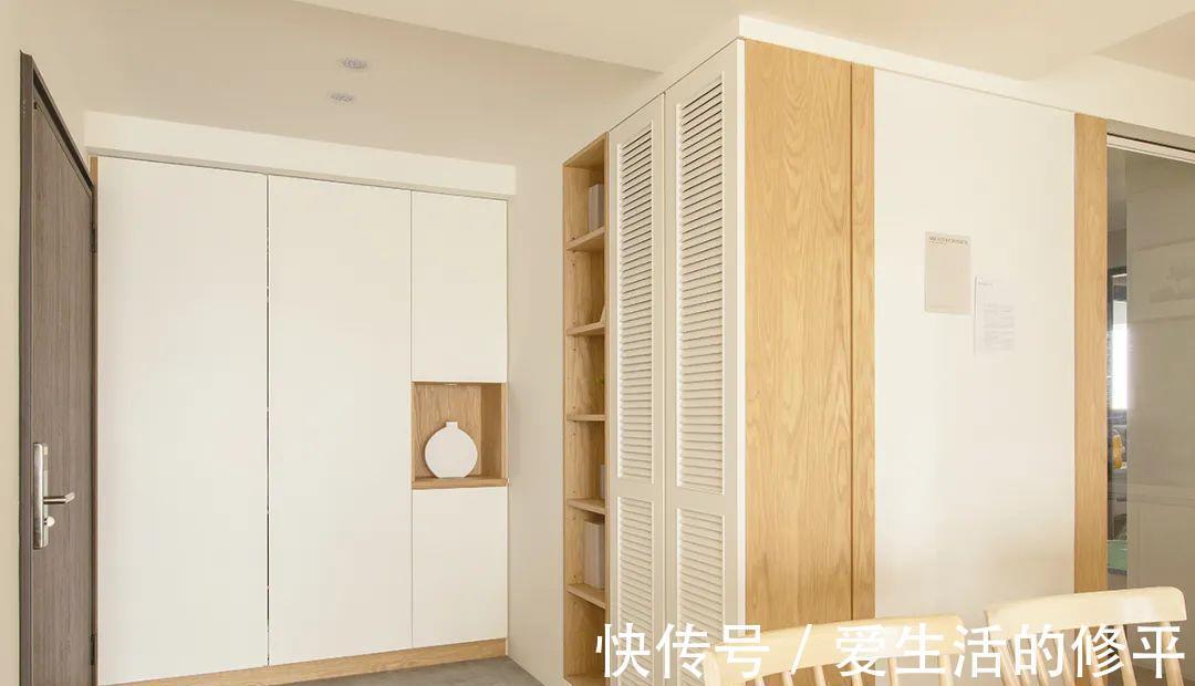 原木风|83㎡四口之家的新房，原木风之下的莫迪兰绿格外耀眼，温润有质感