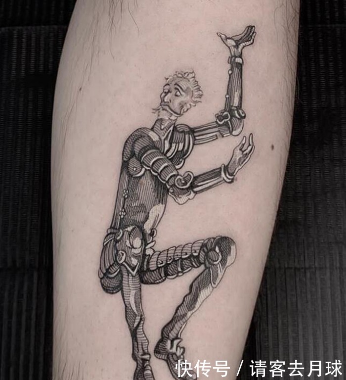 线条|每一根线条它们都在认真的表达自己 好看的线条结构纹身(一)