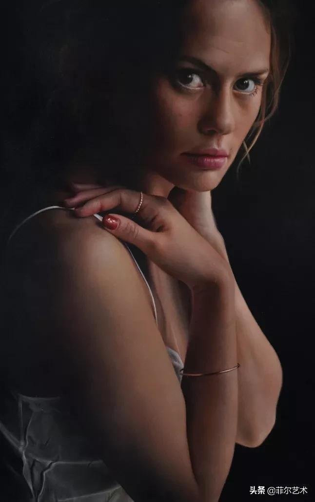 安妮·罗达!法国画家安妮·罗达超高清、超写实人物油画作品欣赏