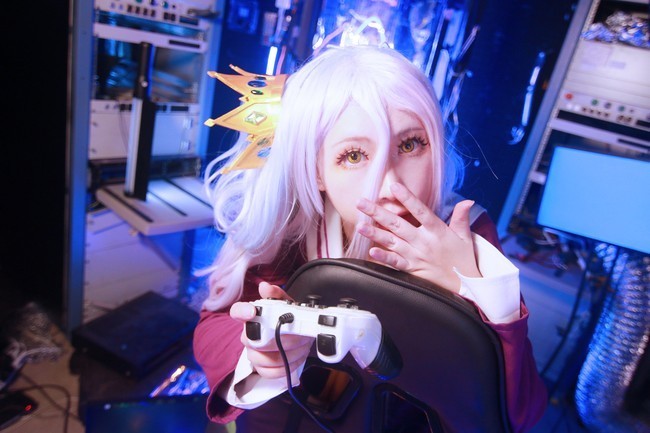 强行|cos:「游戏人生」 白,强行装萌