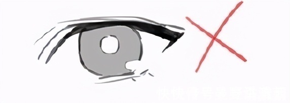 虹膜|板绘眼睛怎么画都难看?2种常见的人物眼睛错误画法!