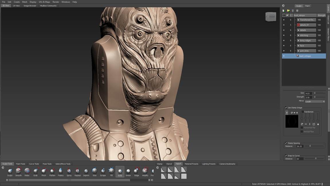 Mudbox 2024 for Mac v2024 3D数字绘画雕刻软件-1