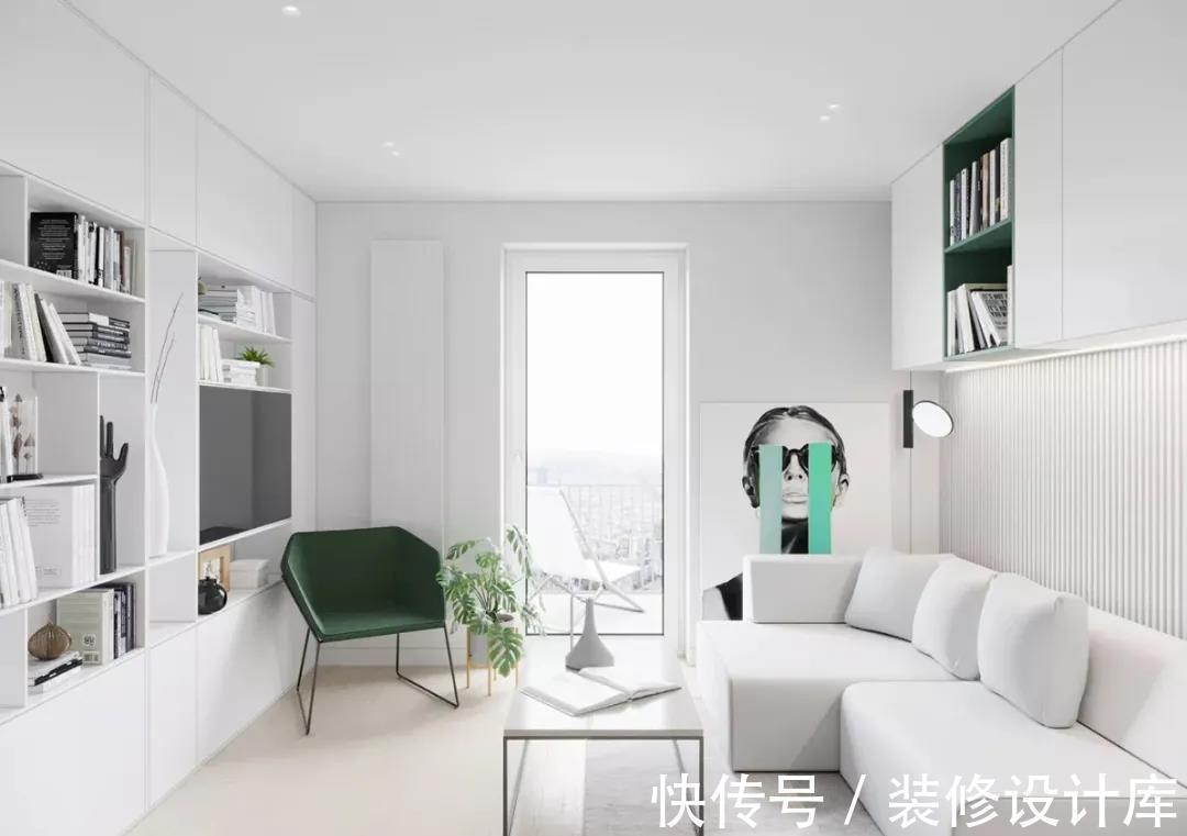 过时|笨重大沙发早过时了!客厅这样设计,立马大5㎡