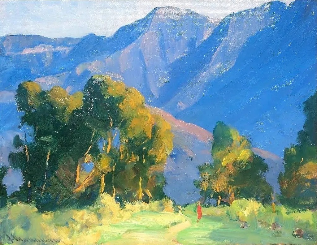 美丽&他笔下的色彩柔和、美丽浪漫,看完沉迷在他的色彩朦胧中