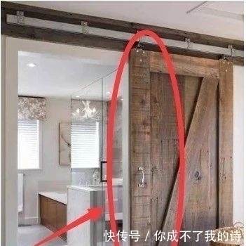 谷仓门|头一次见卫生间厨房用这种隔断门，太聪明了，老婆回家就照做！