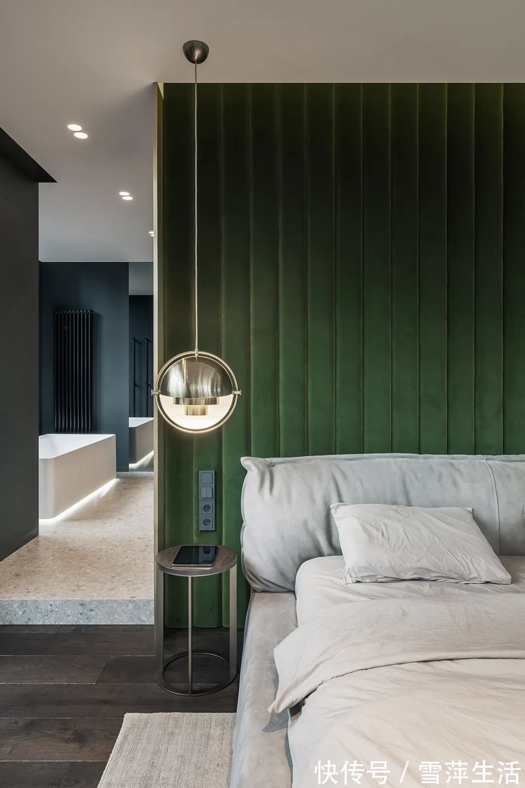 卫浴|130㎡现代极简，简洁低调的高级黑，轻奢大方高档次