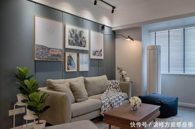 床头柜|60平简约风二居室在开放式设计放大空间,是我理想中家的样子