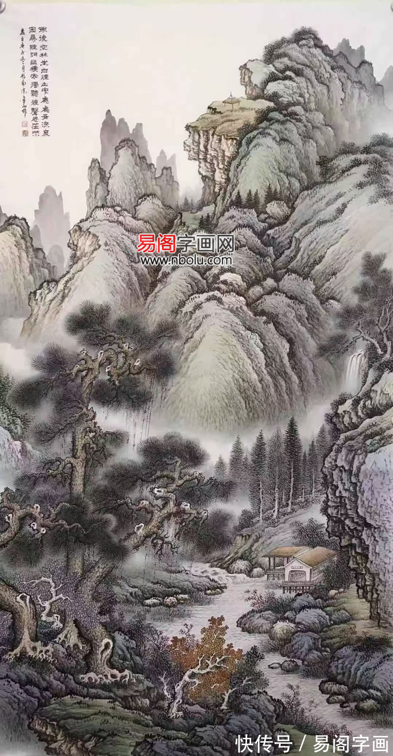 何家英&周金山山水画 久负盛名 是当今画坛传统山水“一绝”