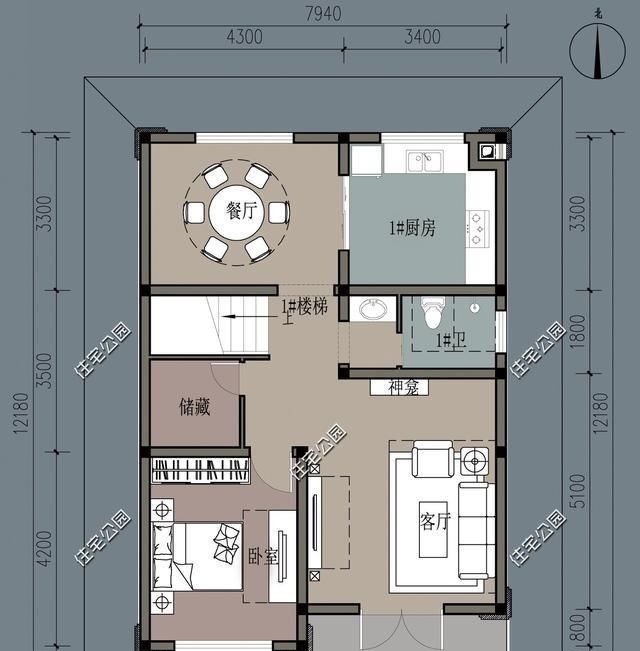 建筑面积|农村建两层有什么好户型，20万之内能建好的5套小户型推荐