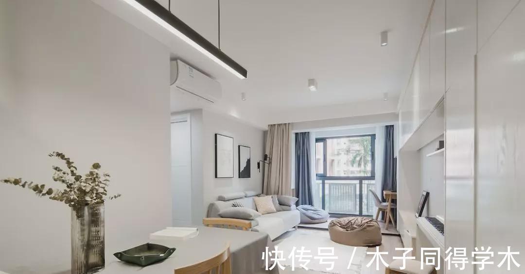 大理石|67㎡舒适北欧2室2厅,打造清新实用的乐活小筑