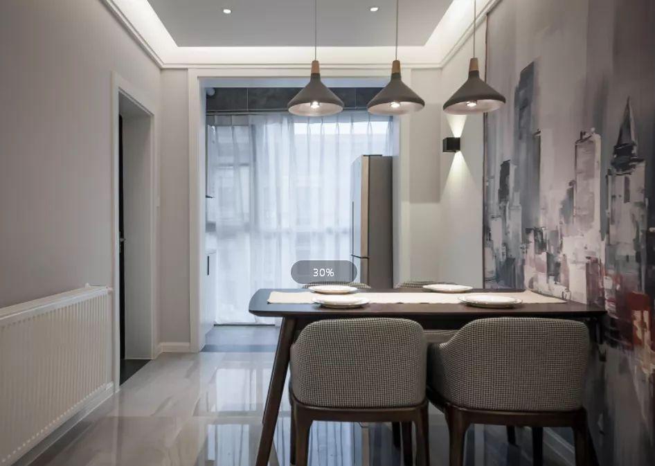 吊灯|入住晒新房,142平的港式风三居室,装修典范啊!