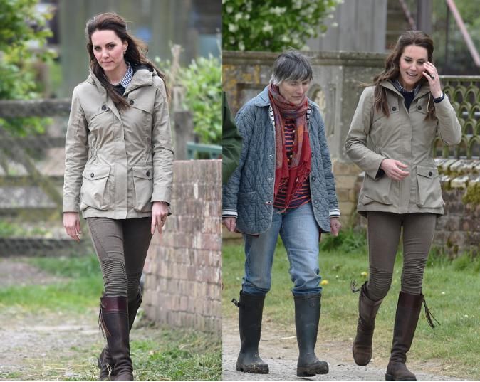  搭配|凯特王妃一点不娇贵，穿朴实休闲装出镜，优越曲线真给造型加分