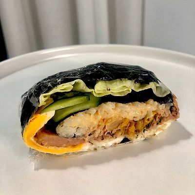 午餐肉|韩式方形紫菜包饭