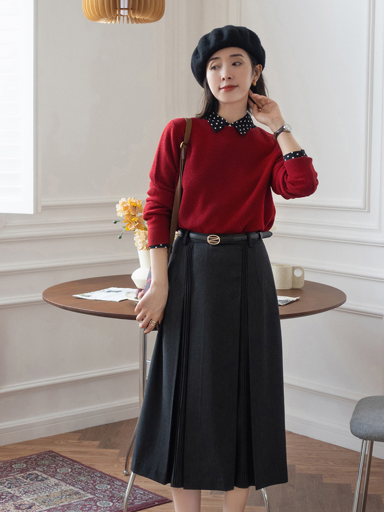 穿搭 秋冬季穿什么样的针织衫才好看?羊毛衫和绞花羊毛开衫,高级洋气