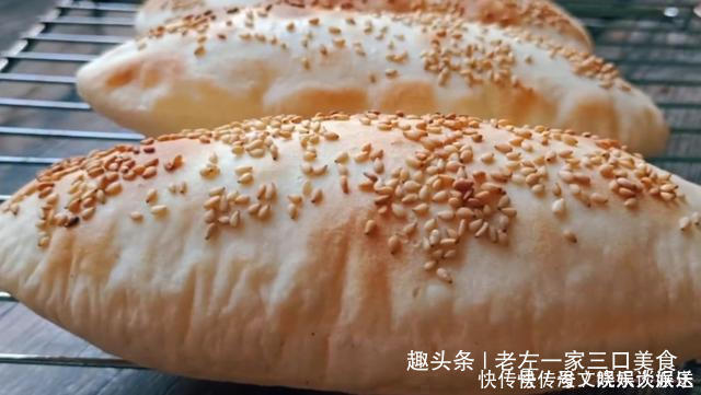 想吃烧饼了,自己在家就能做,香甜酥脆、个个鼓大包,没一点难度
