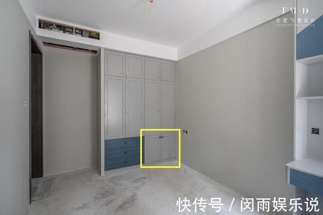 柜门|木工强调,卧室打衣柜有个小细节,靠近床头上下分2段才叫好用
