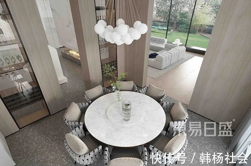 极简风|750㎡极简风别墅设计,日子不紧不慢,生活不急不躁