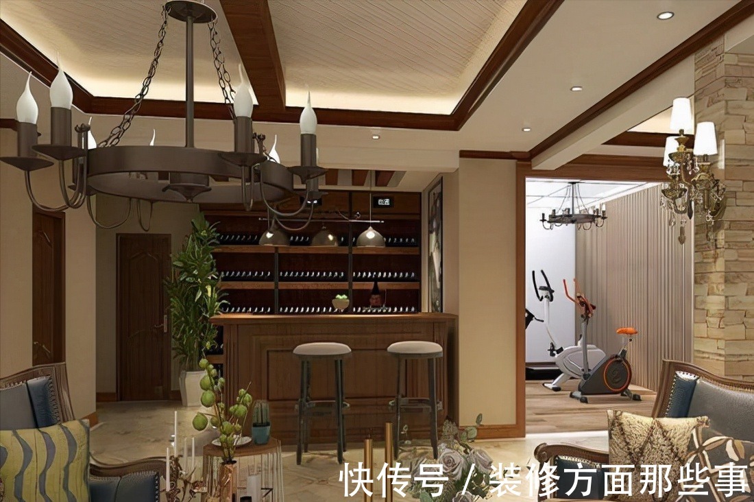 功能性|410平美式别墅分而不离地互动空间,惬意的生活体验尽在其中