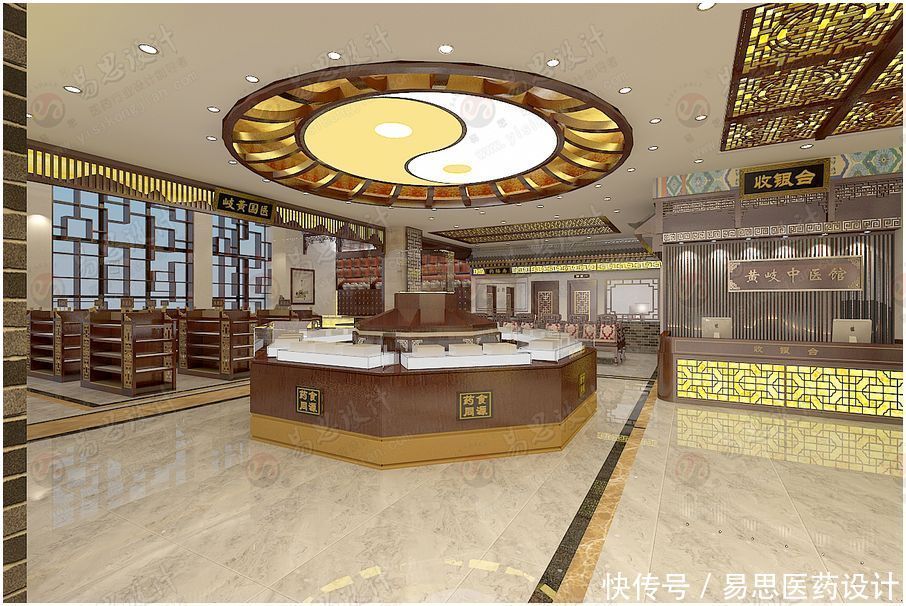 中医馆设计中应该注意那些细节?诊室灯光设计的方法, 艾灸室排烟设备,易思医药设计