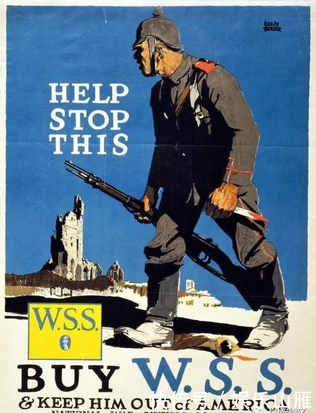 威胁|林肯给你递枪,自由女神被威胁,美军第一次世界大战的宣传海报