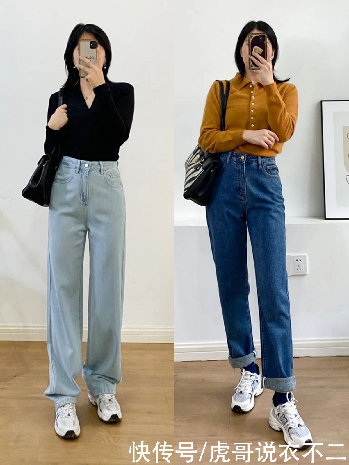 芭蕾舞鞋|微胖矮个女人穿牛仔裤时，配这几双鞋子更好看，舒适时髦还高级