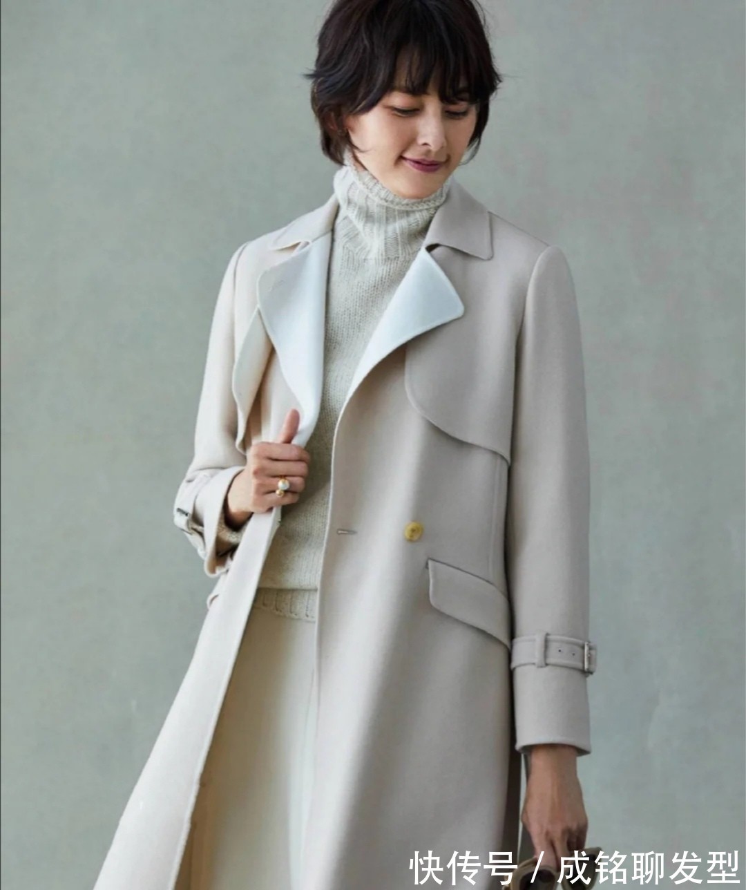 格纹|适合四五十岁女人的精美打扮!端庄大气又时尚,显瘦减龄又显气质