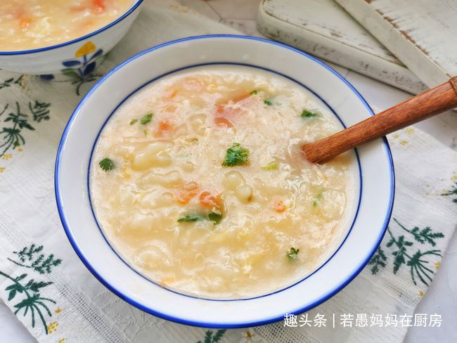 最近迷上这早餐，每次做一大锅，营养好消化，孩子连喝两碗