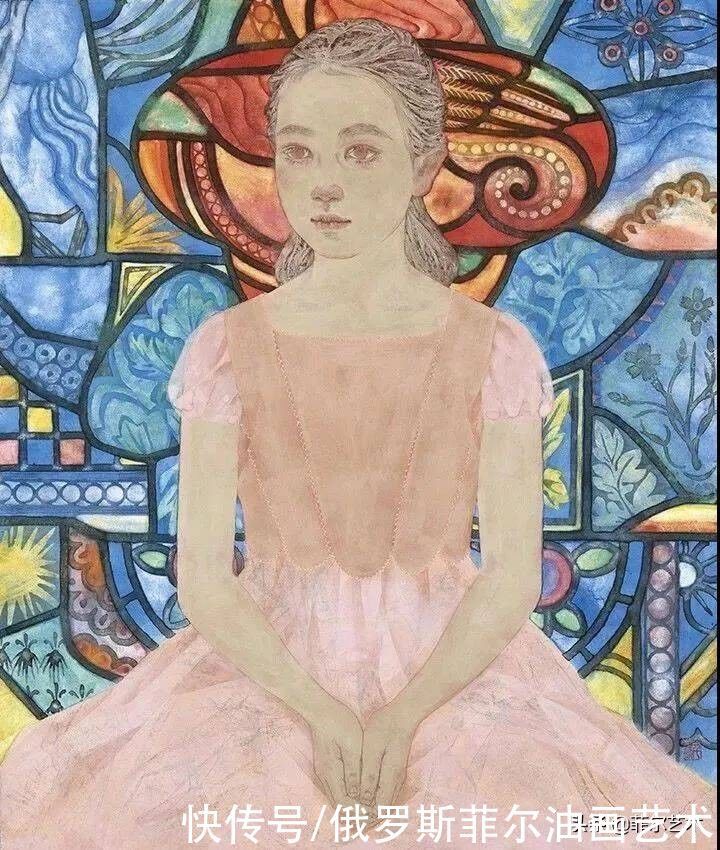 敦煌莫高窟|日本最优秀的青年女岩彩画家,她的作品太美了