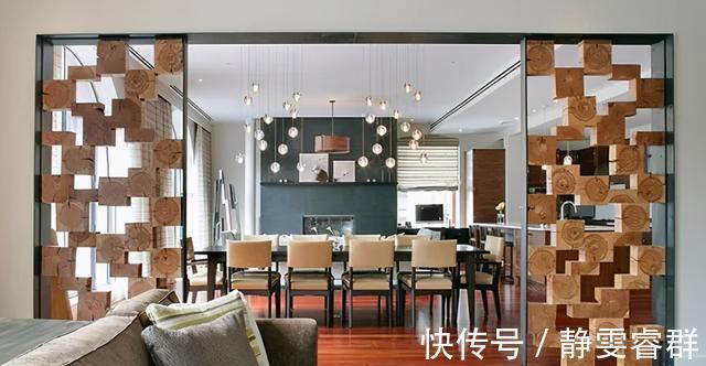 吧台|他家隔断不挡路还好看！35种拯救客厅、厨房的方法，一步到位