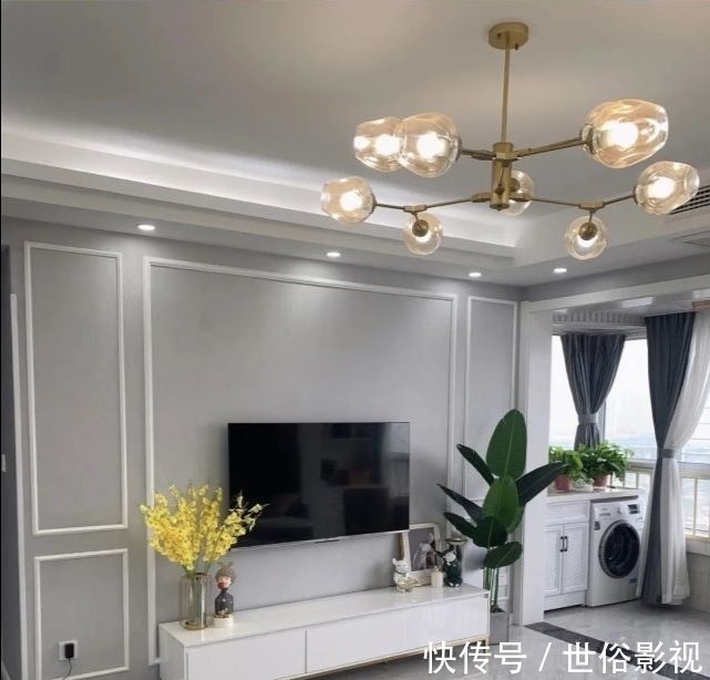 背景墙|照着网上装的房子太成功了，全屋贴墙布，漂亮又高级，越看越喜欢~