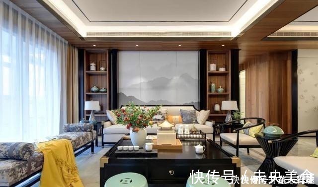 仪式感|270㎡大平层,新中式风格带来的仪式感和舒适感!