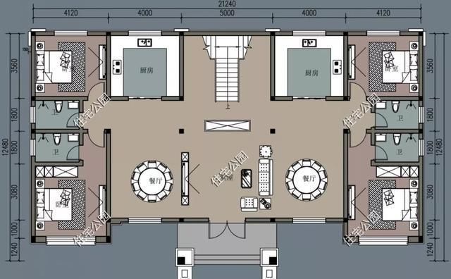 建筑面积|农村没有堂屋的房子不是好房子,20套户型分享,总有一套看上眼