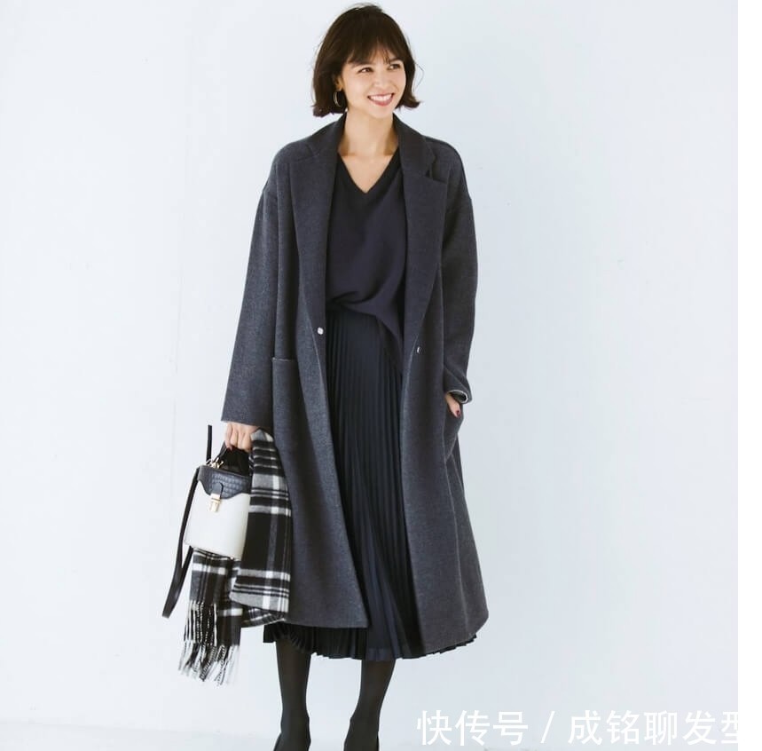 打底裤 适合中年女人的日系秋季穿搭,不装嫩不老气,时髦减龄又有女人味